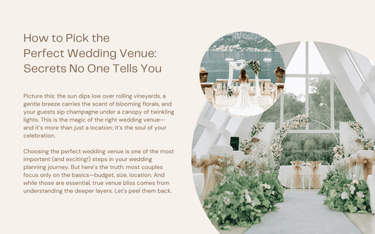 How to Pick the Perfect Wedding Venue: Secrets No One Tells You - Freya's Forever Weddings